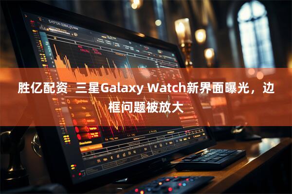胜亿配资  三星Galaxy Watch新界面曝光，边框问题被放大