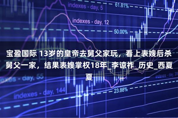 宝盈国际 13岁的皇帝去舅父家玩，看上表嫂后杀舅父一家，结果表嫂掌权18年_李谅祚_历史_西夏