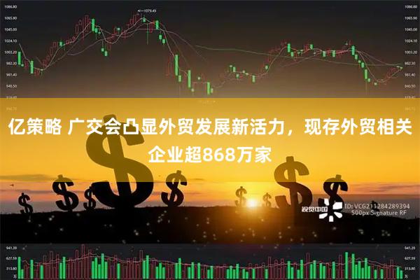 亿策略 广交会凸显外贸发展新活力,现存外贸相关企业超868万家